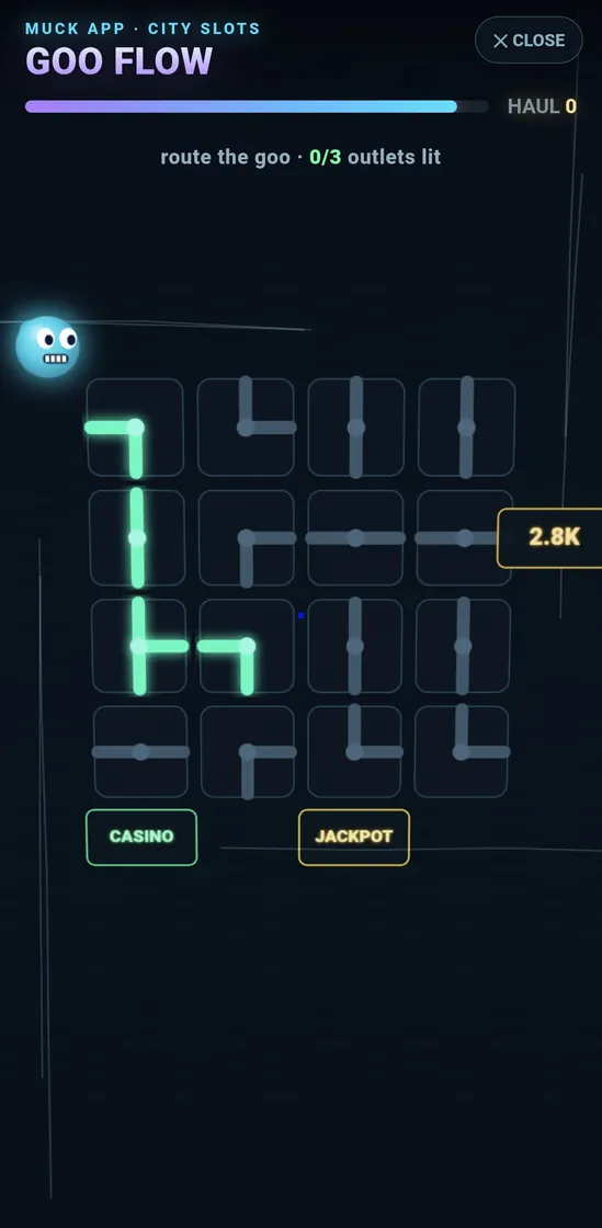 Muck App Casino · City Slots — Goo Flow